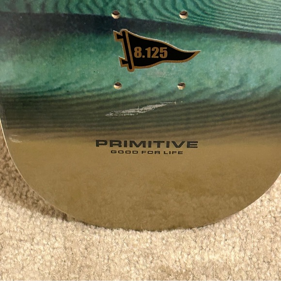 Primitive JB Gillet Portal Abstract Good For Life Gold Skateboard Deck 8.125” - Picture 3 of 7